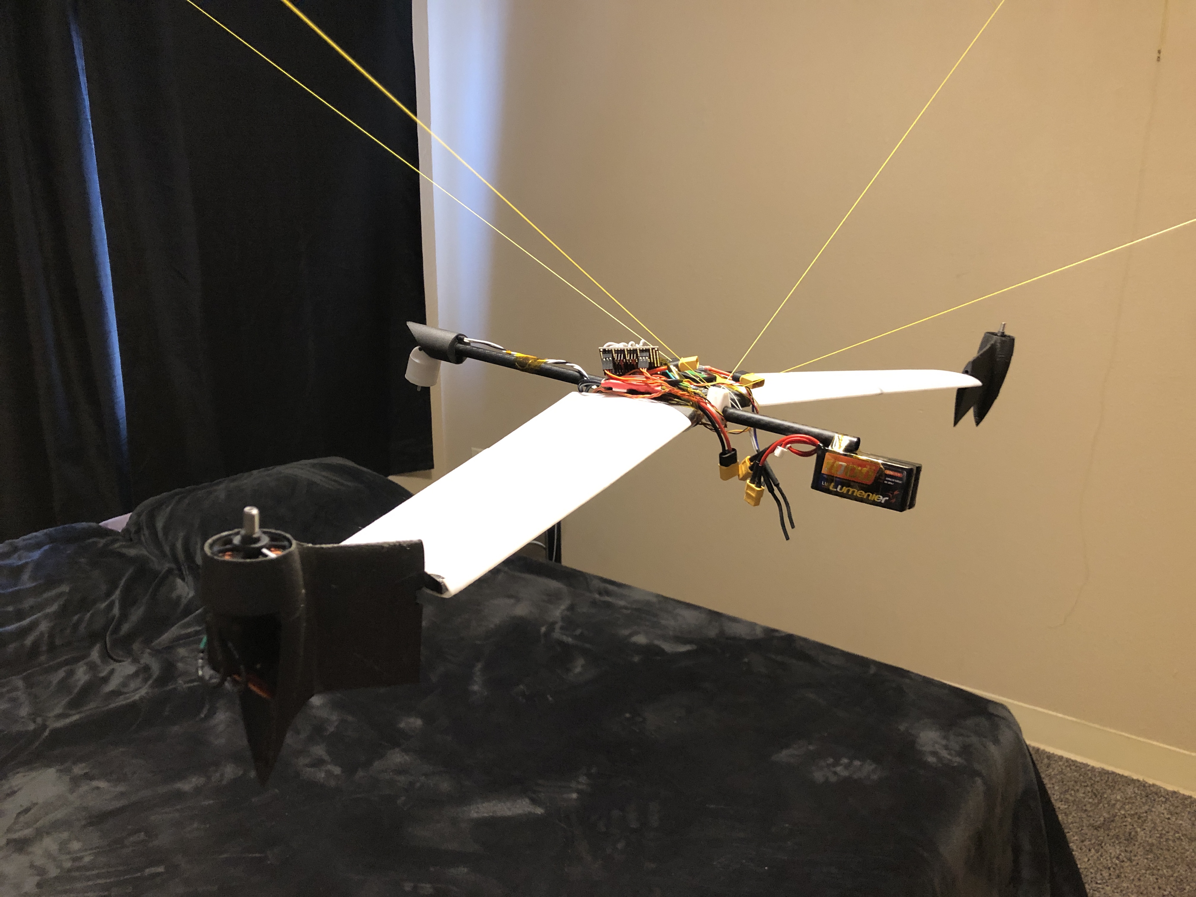 VTOL testing setup