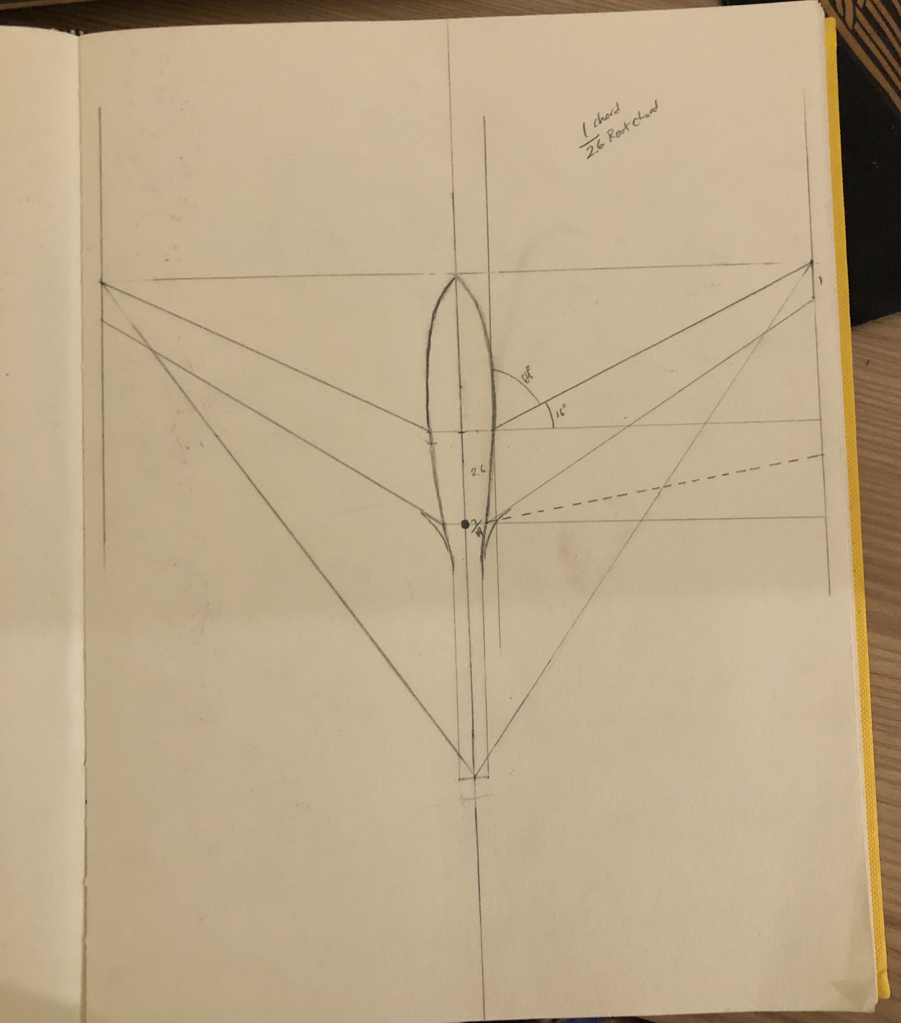 Initial VTOL sketch